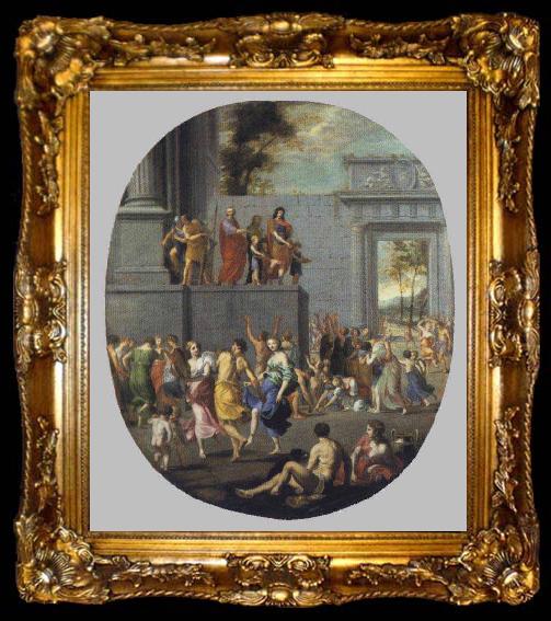 framed  Joseph Stella Liberality of Louis XIII and Cardinal Richelieu, ta009-2